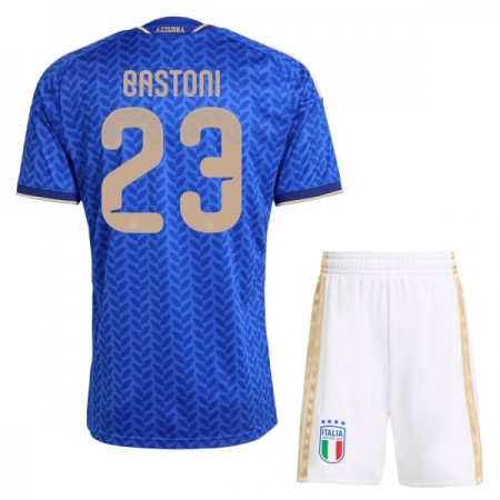 Maglia Italia Bastoni 23 Bambino Prima Divisa Mondiali 2026
