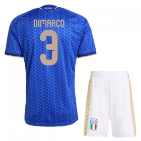 Maglia Italia Dimarco 3 Bambino Prima Divisa Mondiali 2026