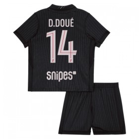 Maglia Paris Saint-Germain D. Doue 14 Jordan Bambino Quarta Divisa 2025-26