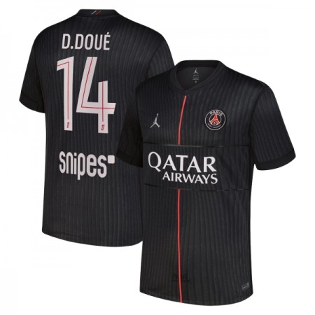 Maglia Paris Saint-Germain D. Doue 14 Jordan Quarta Divisa 2025-26 Maglia Paris Saint-Germain D. Doue 14 Jordan Quarta Divisa 2025-26