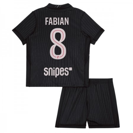 Maglia Paris Saint-Germain Fabian 8 Jordan Bambino Quarta Divisa 2025-26