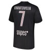 Maglia Paris Saint-Germain Kvaratskhelia 7 Jordan Quarta Divisa 2025-26