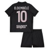 Maglia Paris Saint-Germain O. Dembele 10 Jordan Bambino Quarta Divisa 2025-26