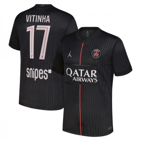 Maglia Paris Saint-Germain Vitinha 17 Jordan Quarta Divisa 2025-26