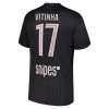 Maglia Paris Saint-Germain Vitinha 17 Jordan Quarta Divisa 2025-26