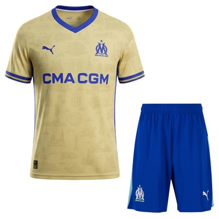 Maglia Olympique de Marseille Bambino Quarta Divisa 2025-26 Maglia Olympique de Marseille Bambino Quarta Divisa 2025-26