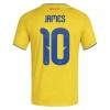 Maglia Colombia James 10 Prima Divisa Mondiali 2026