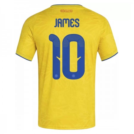 Maglia Colombia James 10 Prima Divisa Mondiali 2026