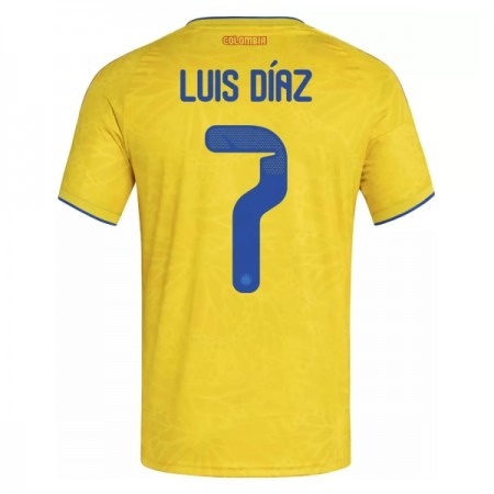 Maglia Colombia Luis Diaz 7 Prima Divisa Mondiali 2026