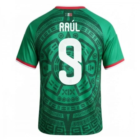 Maglia Messico Raul 9 Prima Divisa Mondiali 2026 Maglia Messico Raul 9 Prima Divisa Mondiali 2026