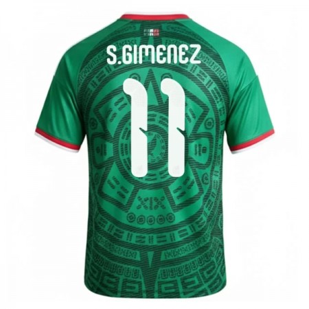 Maglia Messico S.Gimenez 11 Prima Divisa Mondiali 2026
