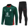 A.C. Milan Felpe da Allenamento 2025-26 Quarto-Zip Verde A.C. Milan Felpe da Allenamento 2025-26 Quarto-Zip Verde