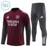 Arsenal Bambino Felpe da Allenamento 2025-26 Quarto-Zip Rossa