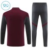 Arsenal Bambino Felpe da Allenamento 2025-26 Quarto-Zip Rossa