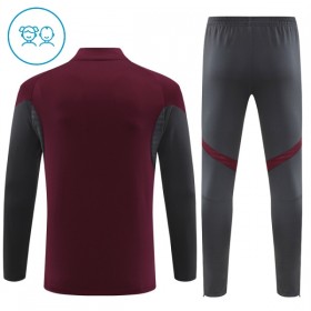 Arsenal Bambino Felpe da Allenamento 2025-26 Quarto-Zip Rossa