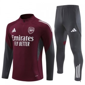 Arsenal Felpe da Allenamento 2025-26 Quarto-Zip Rossa