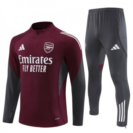 Arsenal Felpe da Allenamento 2025-26 Quarto-Zip Rossa