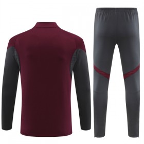 Arsenal Felpe da Allenamento 2025-26 Quarto-Zip Rossa