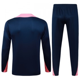 FC Barcelona Felpe da Allenamento 2025-26 Quarto-Zip Blu