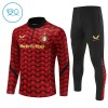 Feyenoord Rotterdam Bambino Felpe da Allenamento 2025-26 Quarto-Zip Rossa