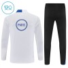 Paris Saint-Germain Bambino Felpe da Allenamento 2025-26 Quarto-Zip Bianca