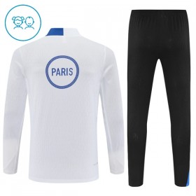 Paris Saint-Germain Bambino Felpe da Allenamento 2025-26 Quarto-Zip Bianca