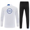 Paris Saint-Germain Felpe da Allenamento 2025-26 Quarto-Zip Bianca