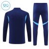 Real Madrid Bambino Felpe da Allenamento 2025-26 Quarto-Zip Navy