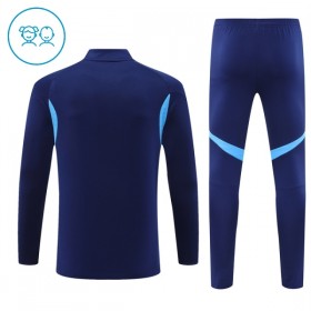 Real Madrid Bambino Felpe da Allenamento 2025-26 Quarto-Zip Navy