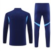 Real Madrid Felpe da Allenamento 2025-26 Quarto-Zip Navy