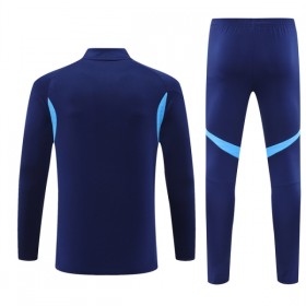 Real Madrid Felpe da Allenamento 2025-26 Quarto-Zip Navy