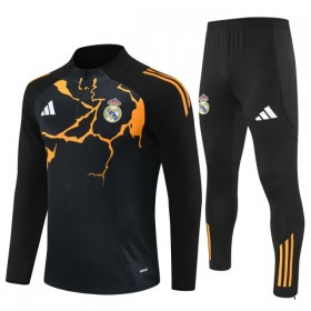 Real Madrid Felpe da Allenamento 2025-26 Quarto-Zip Nera