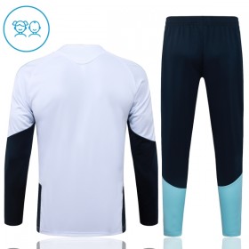 Argentina Bambino Felpe da Allenamento 2026-27 Quarto-Zip Bianca