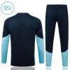 Argentina Bambino Felpe da Allenamento 2026-27 Quarto-Zip Navy