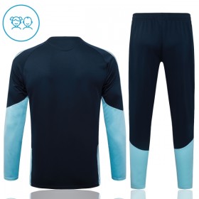 Argentina Bambino Felpe da Allenamento 2026-27 Quarto-Zip Navy
