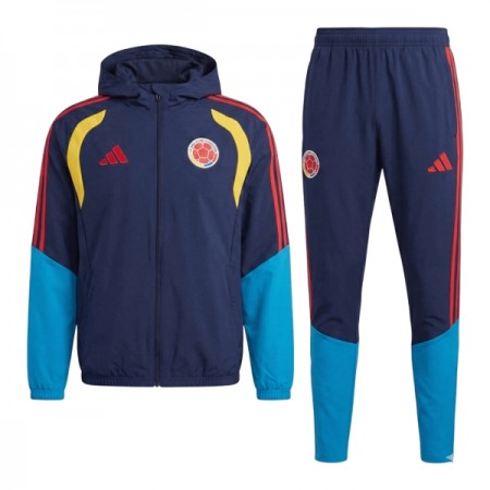 Colombia Felpe con Cappuccio da Allenamento 2026-27 Navy Colombia Felpe con Cappuccio da Allenamento 2026-27 Navy