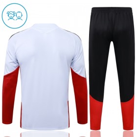 Germania Bambino Felpe da Allenamento 2026-27 Quarto-Zip Bianca