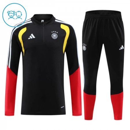 Germania Bambino Felpe da Allenamento 2026-27 Quarto-Zip Nera