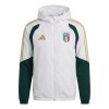 Italia Felpe con Cappuccio da Allenamento 2026-27 Bianca