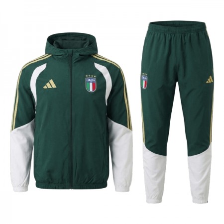 Italia Felpe con Cappuccio da Allenamento 2026-27 Verde