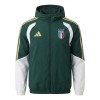 Italia Felpe con Cappuccio da Allenamento 2026-27 Verde