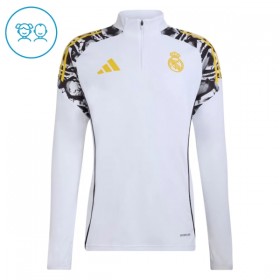 Real Madrid Bambino Felpe da Allenamento 2026-27 Quarto-Zip Bianca