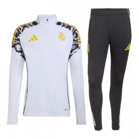 Real Madrid Felpe da Allenamento 2026-27 Quarto-Zip Bianca