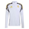 Real Madrid Felpe da Allenamento 2026-27 Quarto-Zip Bianca
