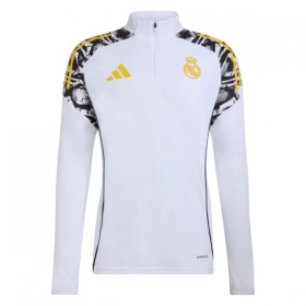 Real Madrid Felpe da Allenamento 2026-27 Quarto-Zip Bianca