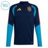 Spagna Bambino Felpe da Allenamento 2026-27 Quarto-Zip Navy