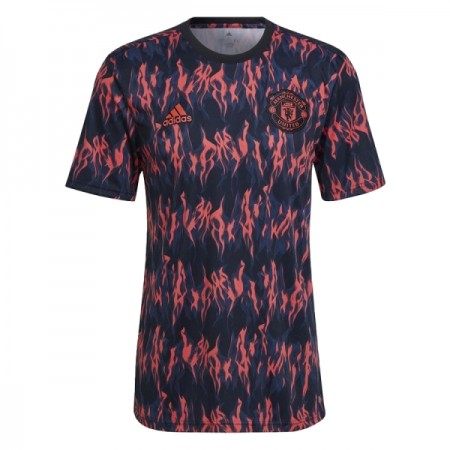 Maglia Manchester United Pre-Match 2025-26 Nera Maglia Manchester United Pre-Match 2025-26 Nera