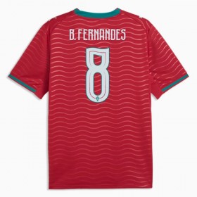 Maglia Portogallo B. Fernandes 8 Prima Divisa Mondiali 2026