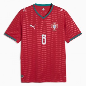 Maglia Portogallo B. Fernandes 8 Prima Divisa Mondiali 2026