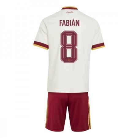 Maglia Spagna Fabian 8 Bambino Trasferta Divisa Mondiali 2026 Maglia Spagna Fabian 8 Bambino Trasferta Divisa Mondiali 2026